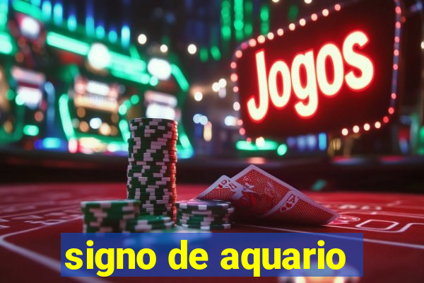 signo de aquario